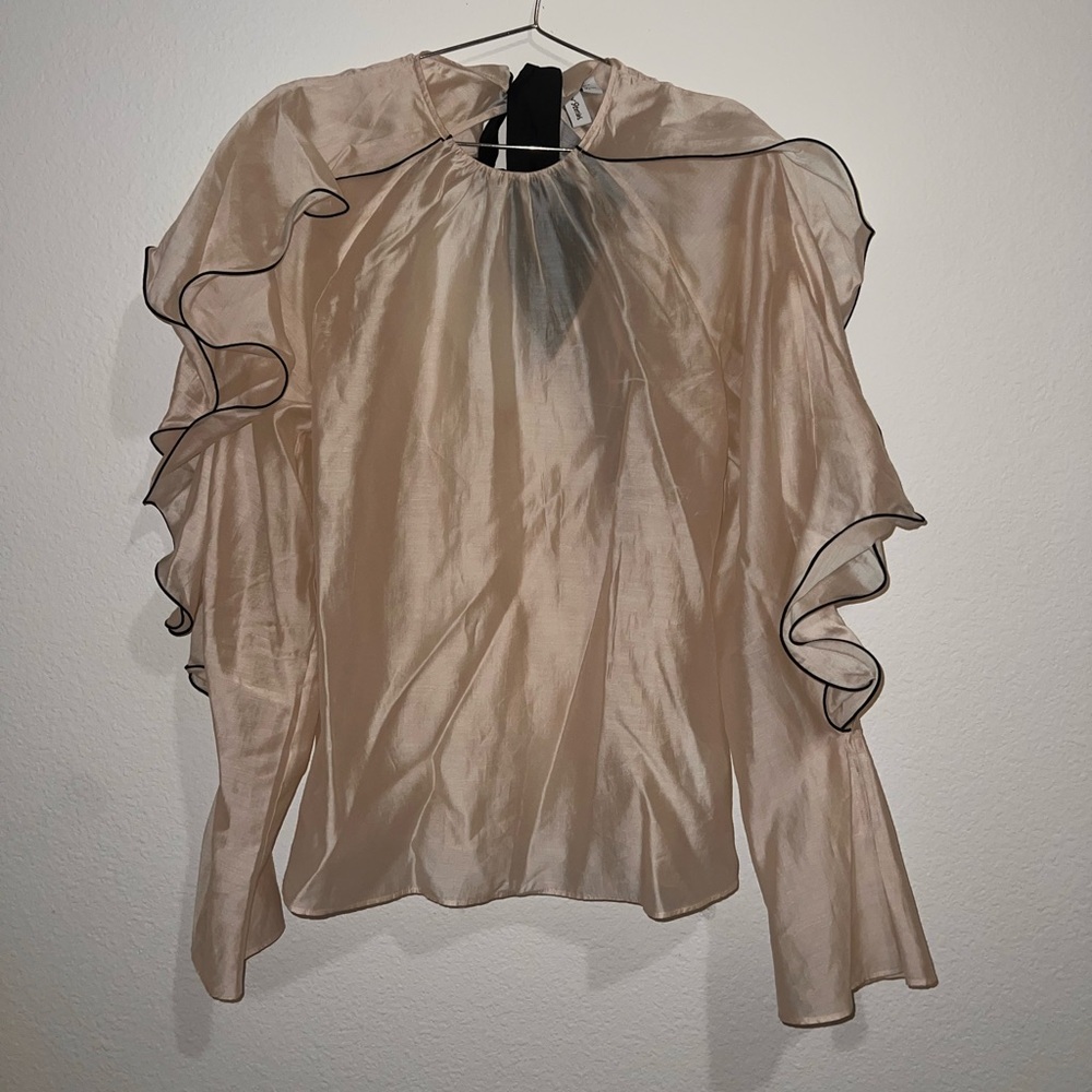 & Other Stories blouse with ruffle sleeves - Picture 5 of 7